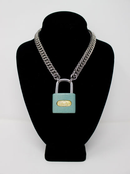 Devoted Heart Vintage Lock Chains