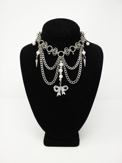 Ribcage Bow Choker