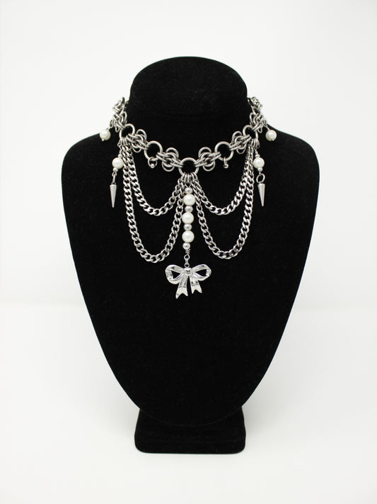 Ribcage Bow Choker