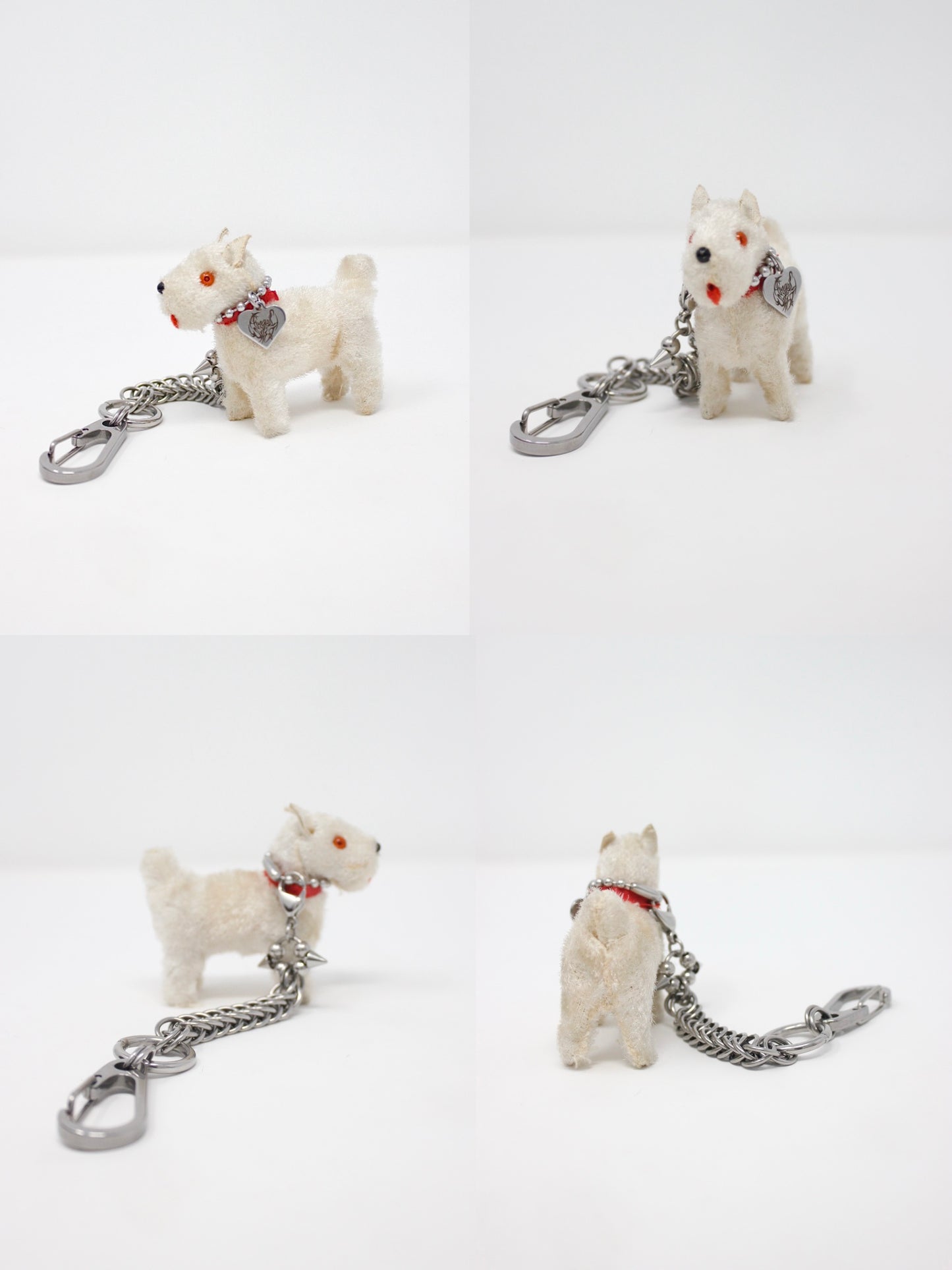 I Wanna Be Your Dog Vintage Puppy Keychains