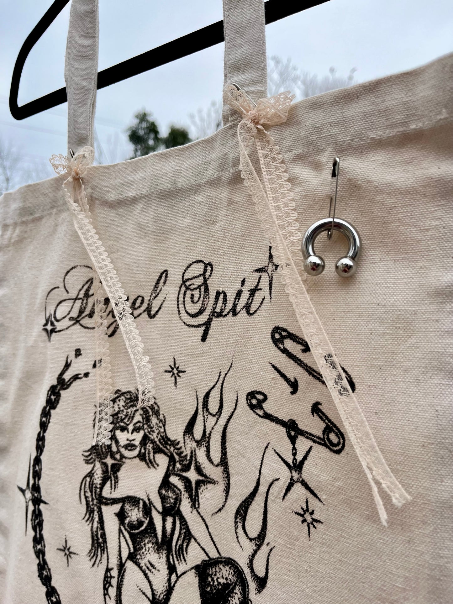 Angel Spit Pierced Bow Tote (1/1)