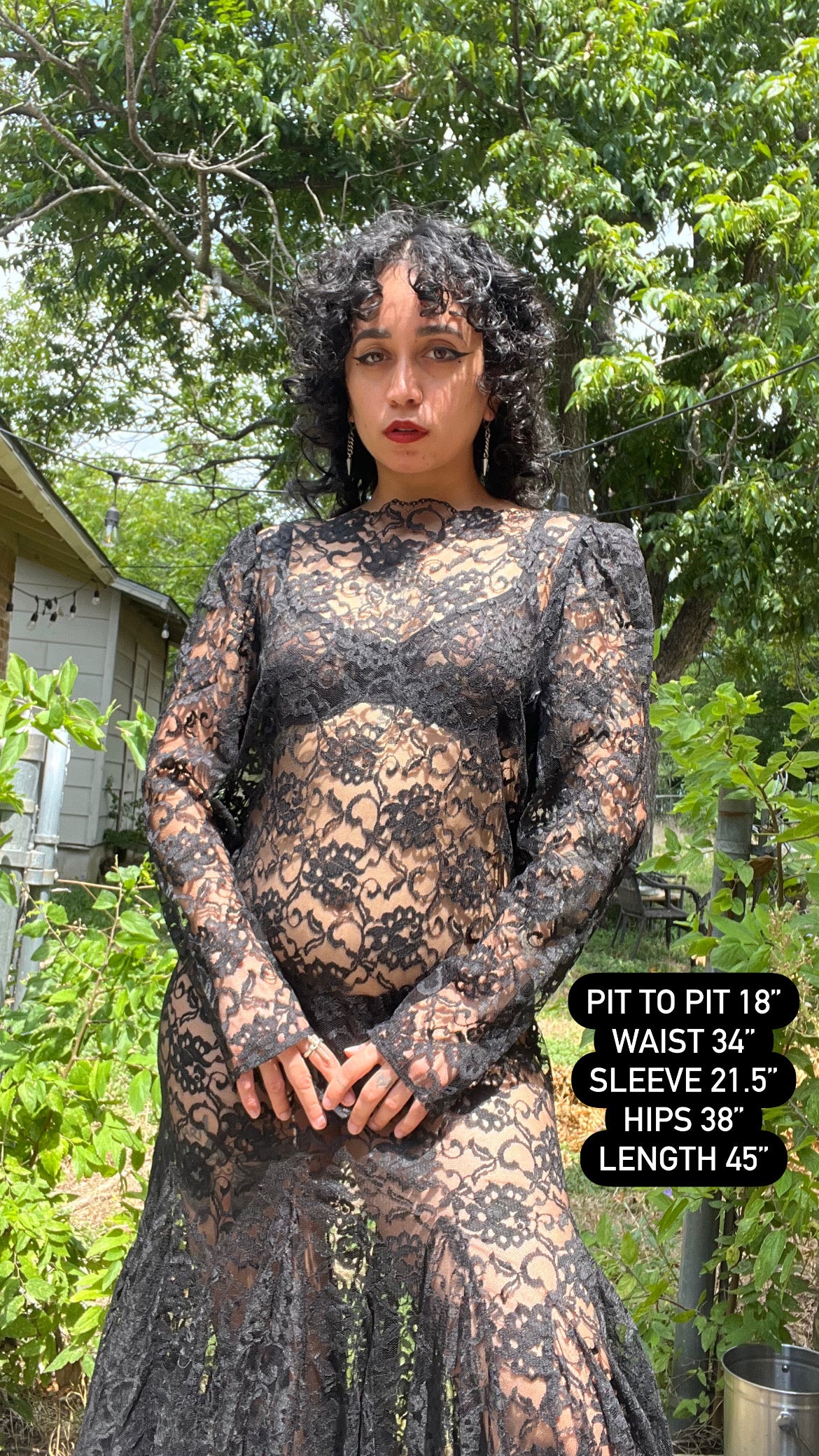 70s black lace dress + 90s durango tee + y2k corset top for rose