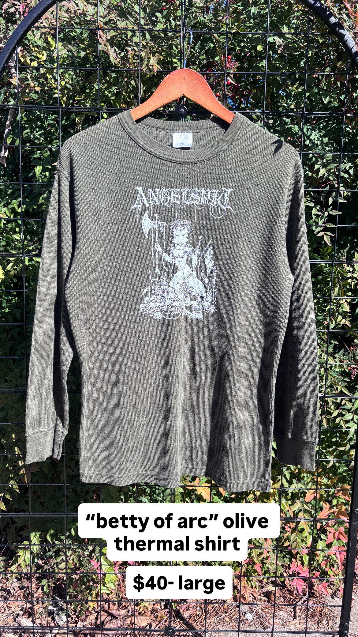 betty of arc thermal longsleeve for rachel