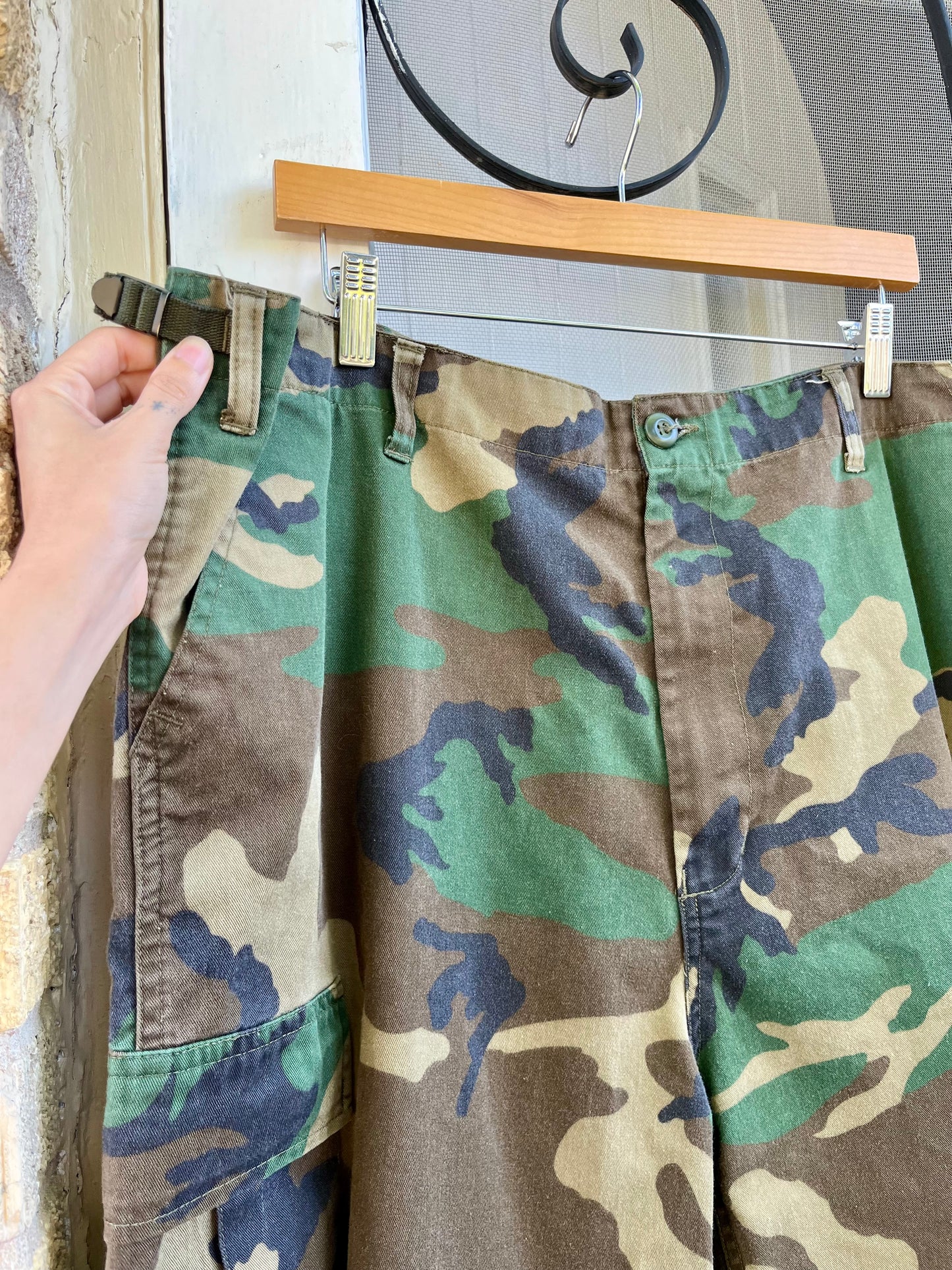 camo utility shorts for k