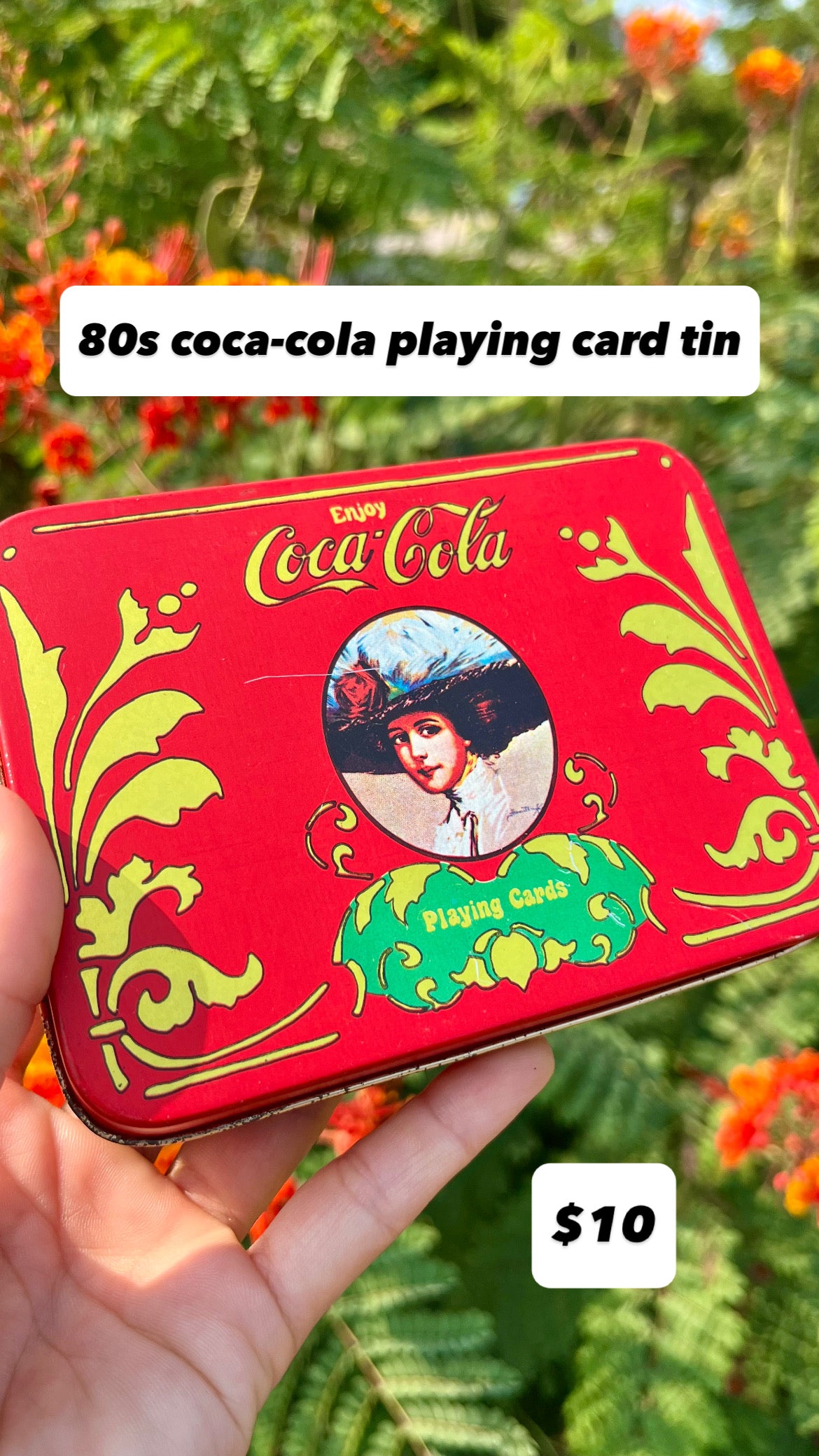 80s coca cola playing cards for brintage