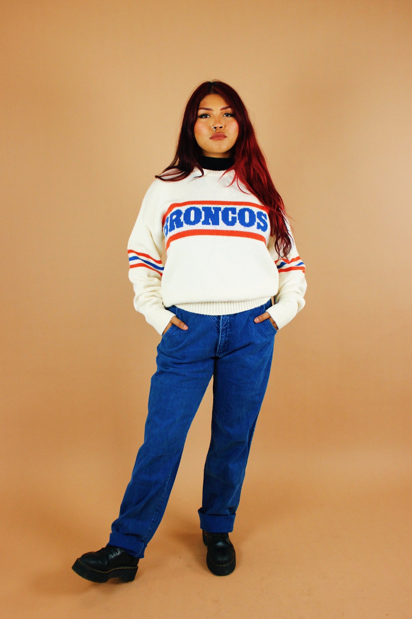 1980s Broncos Sweater [L-XL]