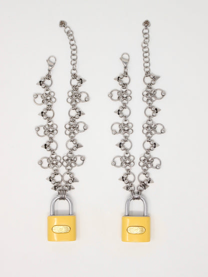 Devoted Heart Vintage Lock Chains