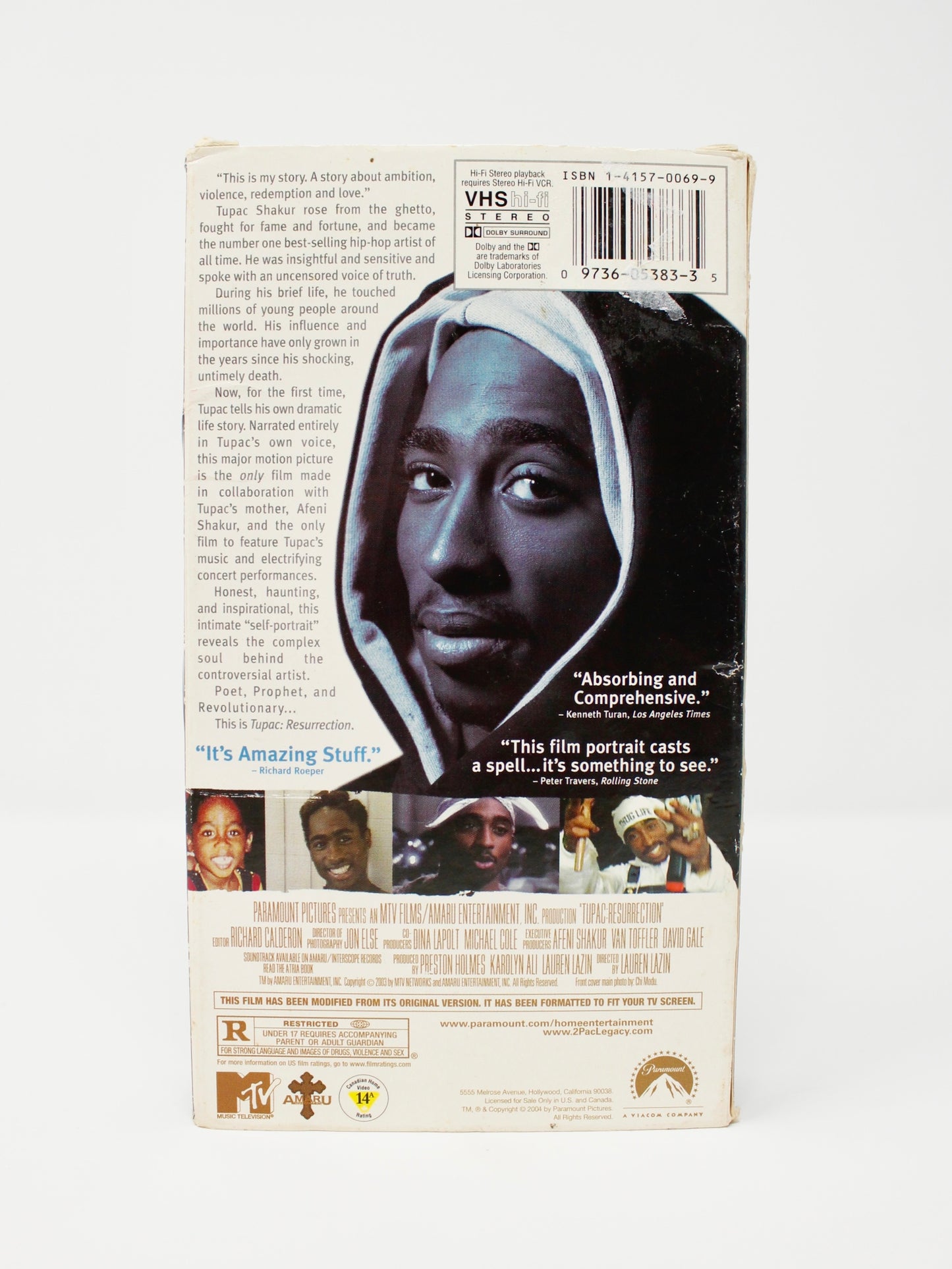 Y2K Tupac Resurrection VHS