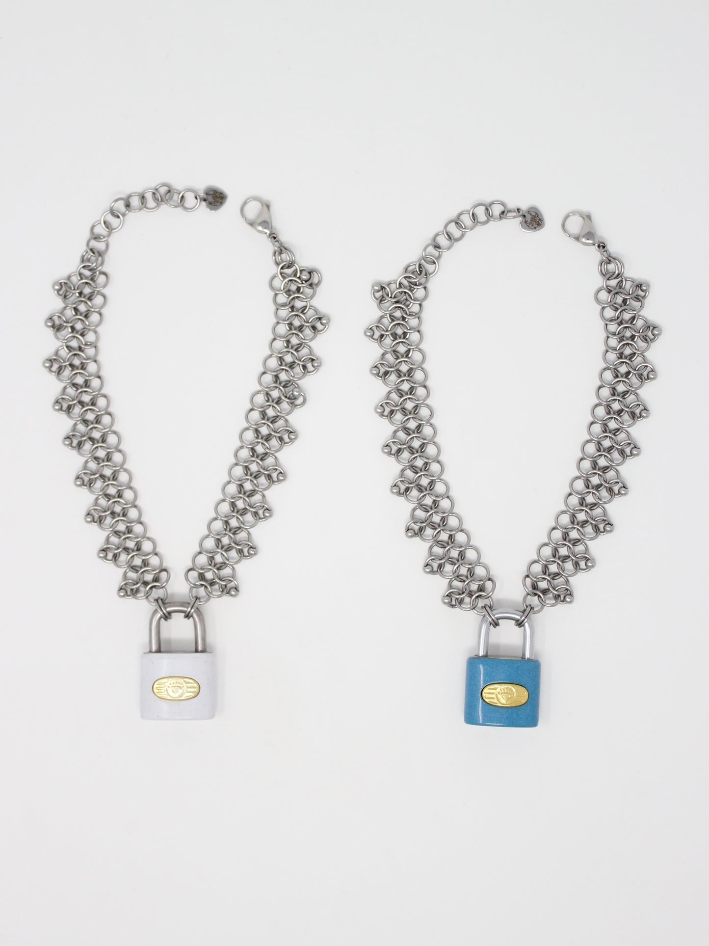 Devoted Heart Vintage Lock Chains