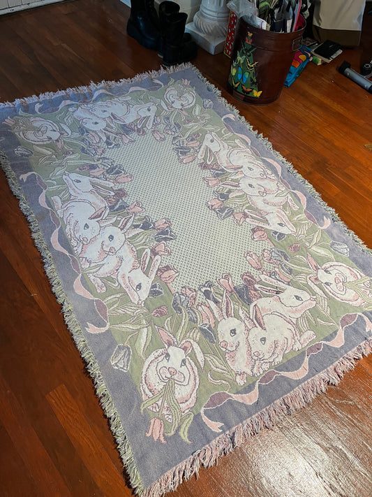 Vintage Bunny Blanket for cmerenola