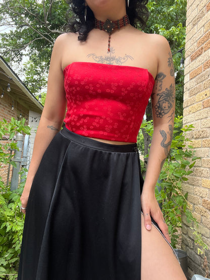 70s black lace dress + 90s durango tee + y2k corset top for rose