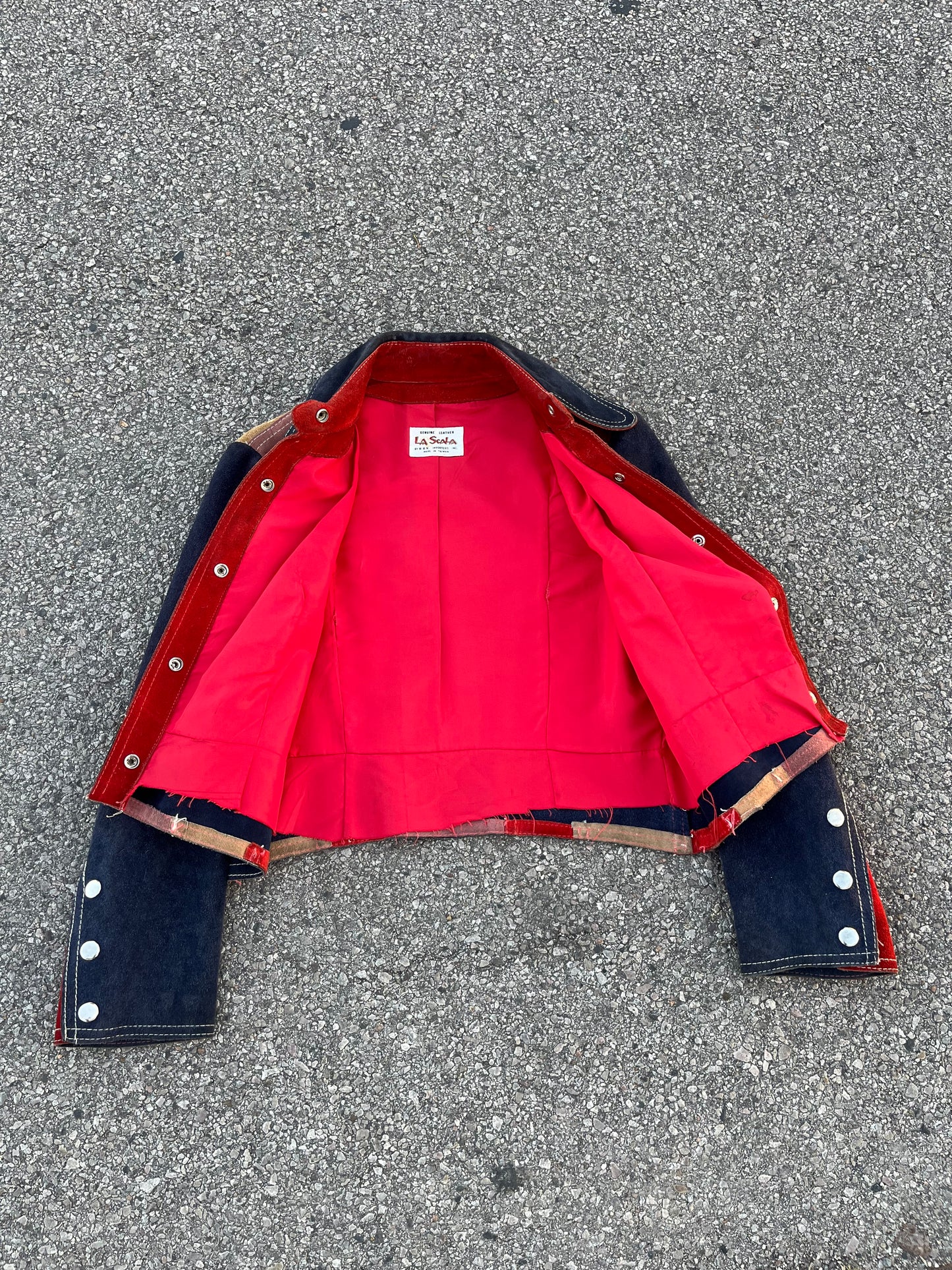 60s Rare Patchwork Suede Jacket for Sisi 🌈