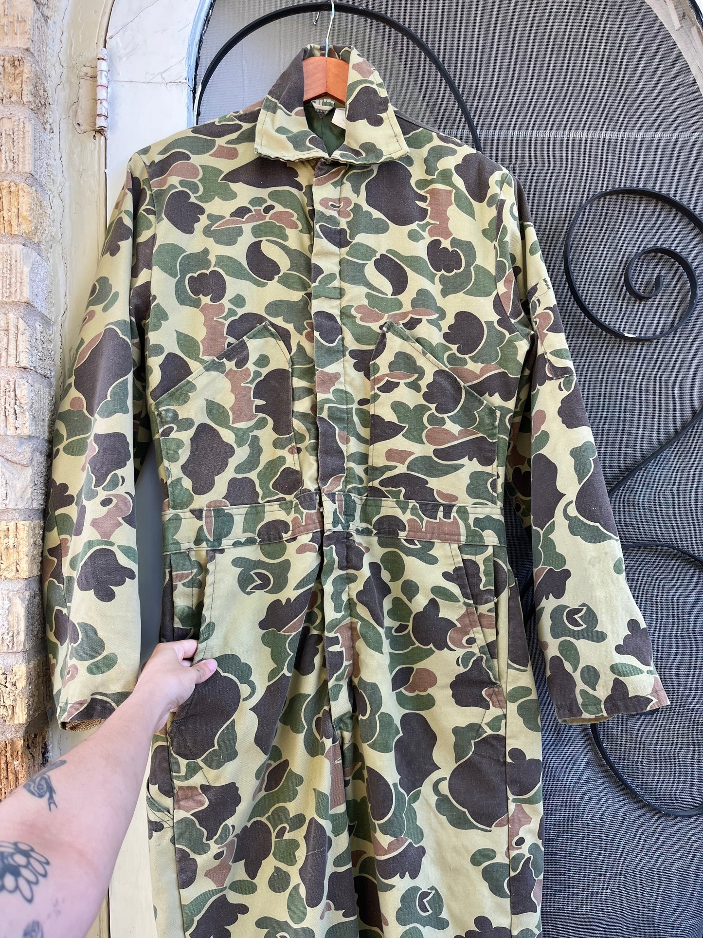 80s/90s walls camo jumpsuit for meg