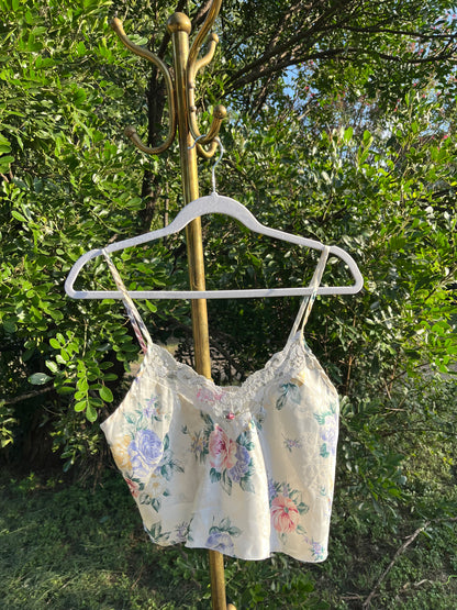 80s/90s floral slip tank for claudia