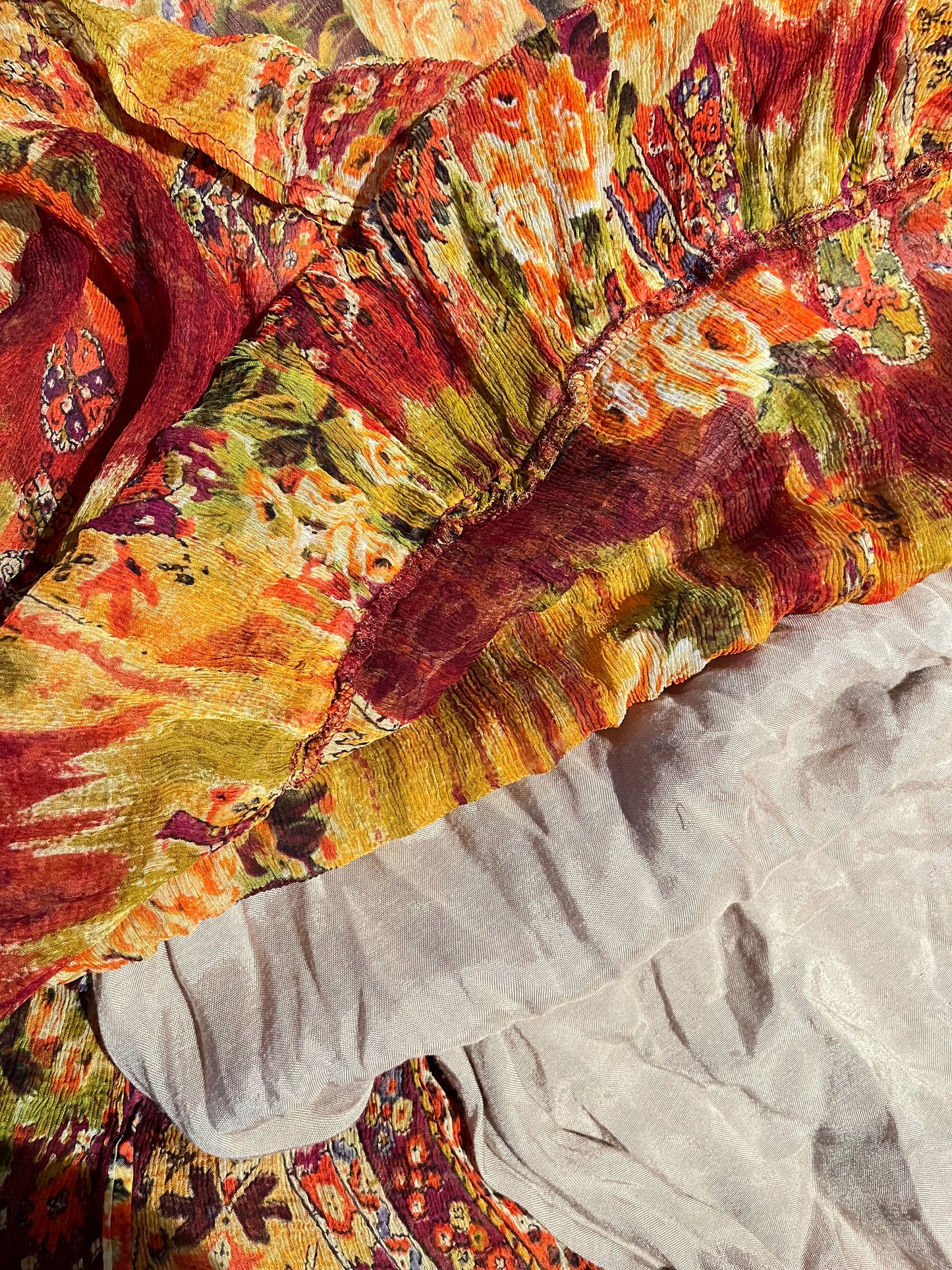 y2k romantic floral tiered dress for meg