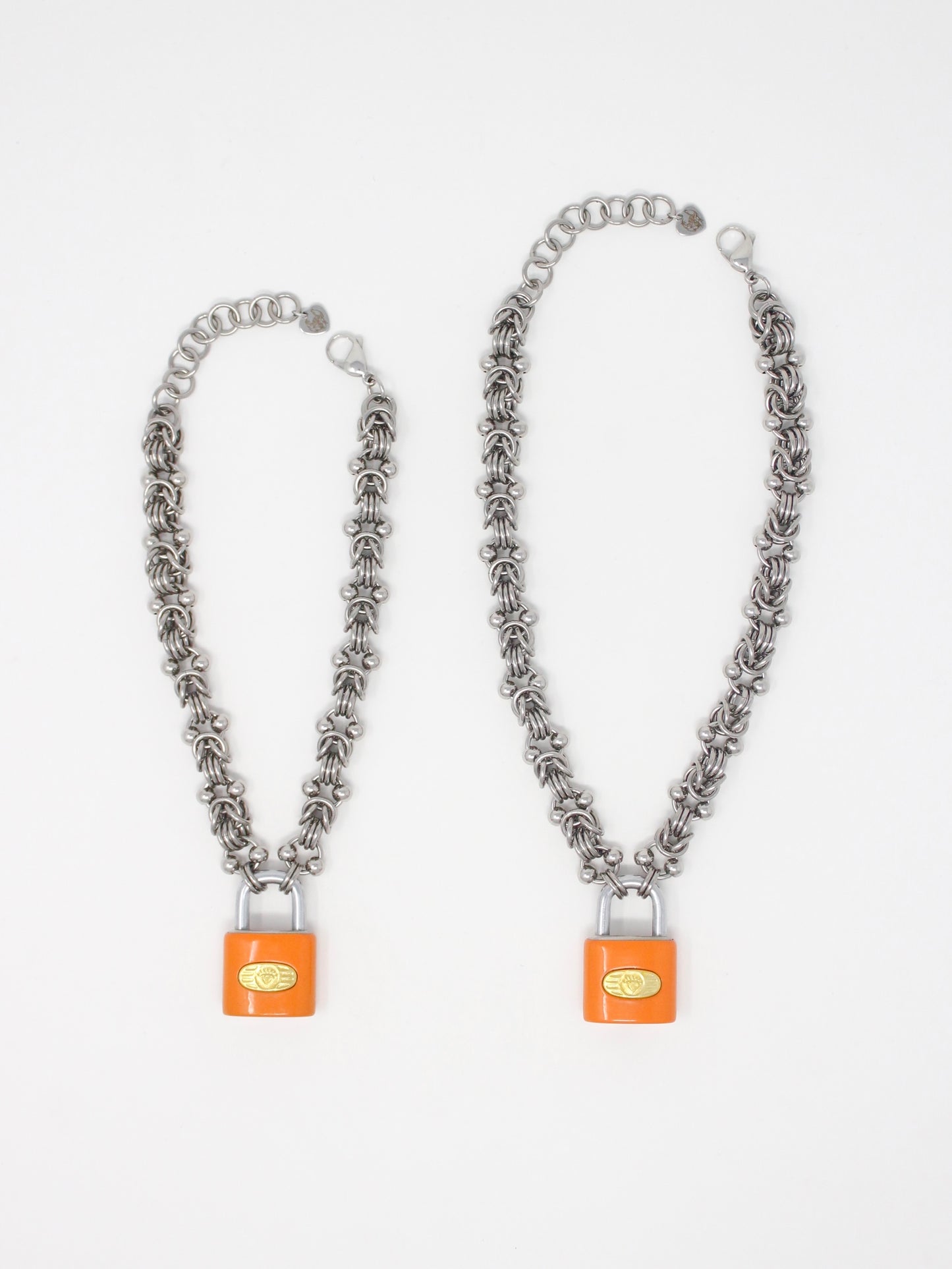 Devoted Heart Vintage Lock Chains