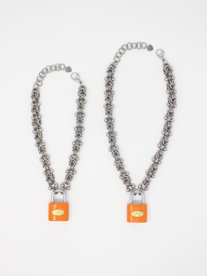 Devoted Heart Vintage Lock Chains