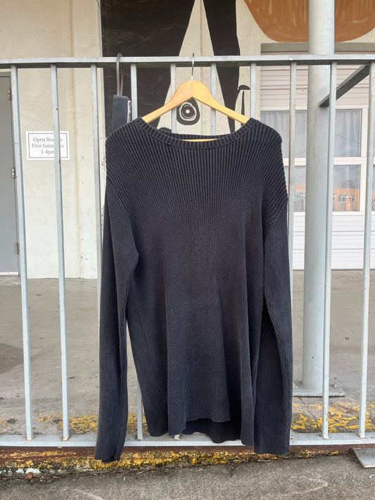 90s ralph lauren slouchy sweater + tiger sweatshirt for kathryn