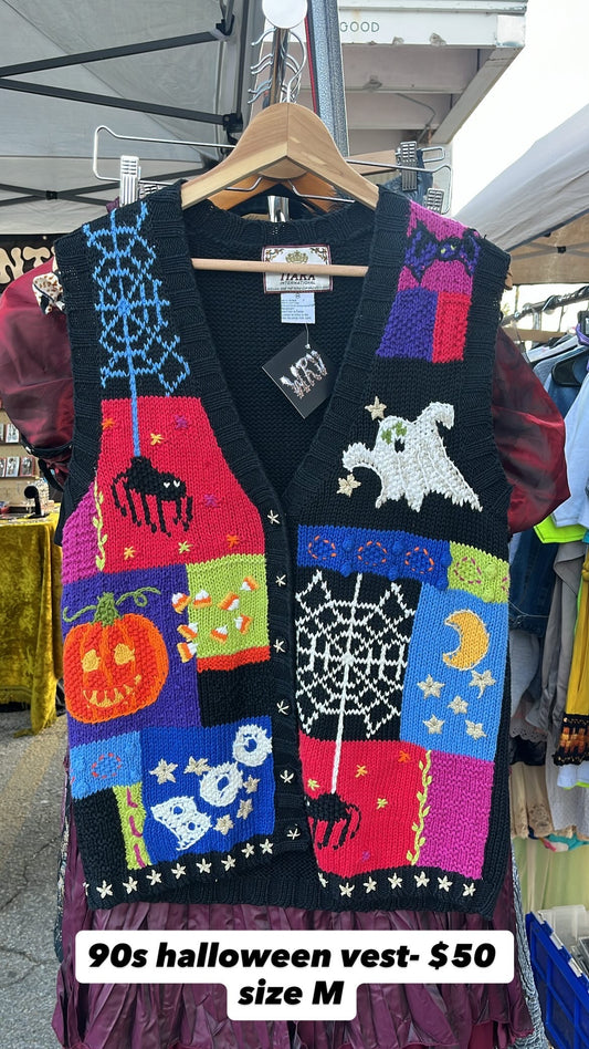 90s halloween vest for dominique