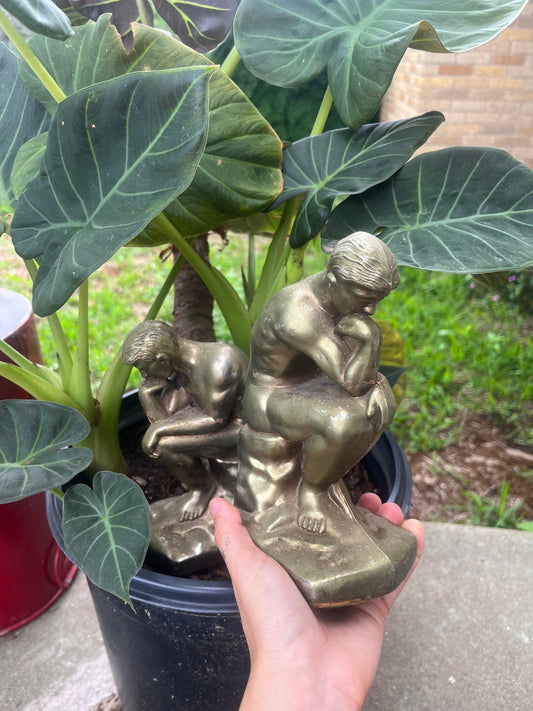 MCM Brass Thinker Statues for Corey
