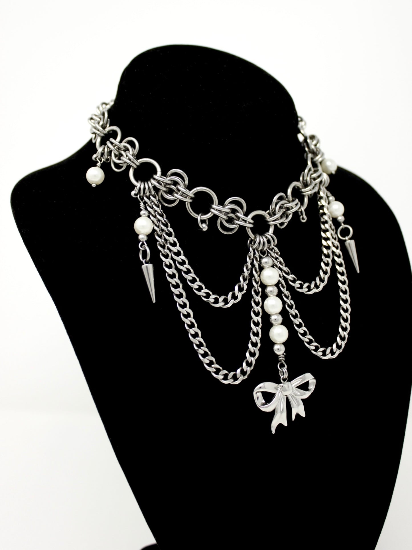Ribcage Bow Choker