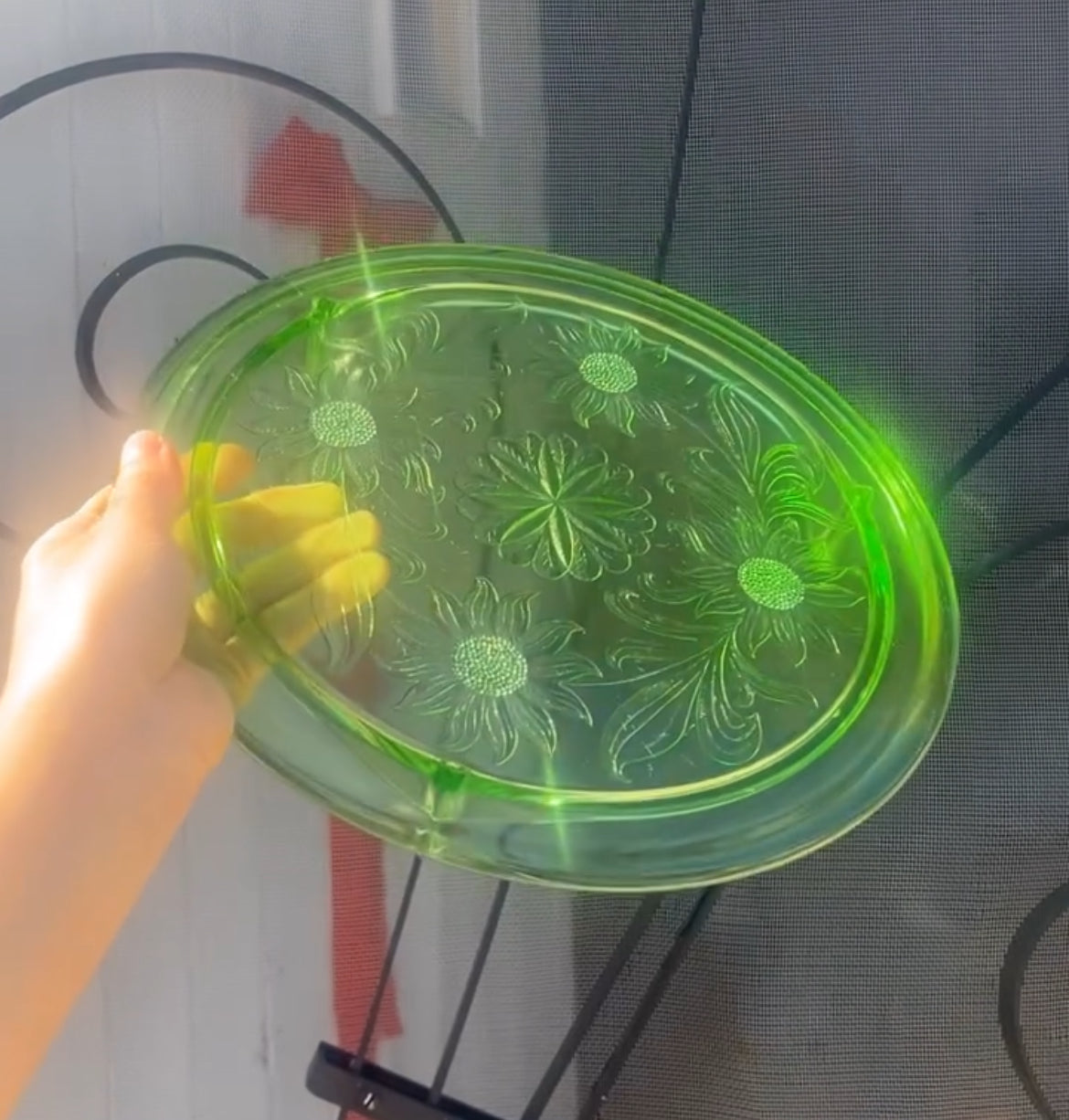 30s uranium glass platter for rhylli