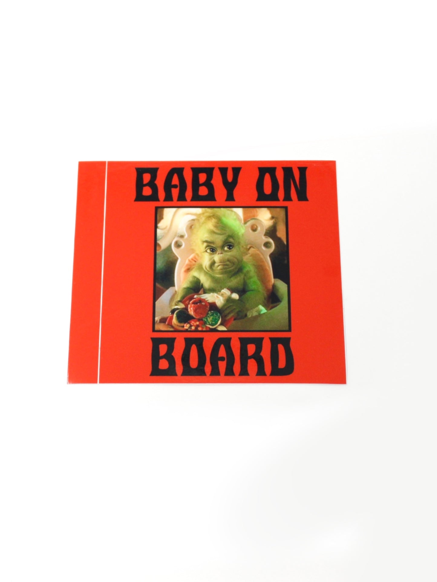 Baby Grinch Bumper Sticker
