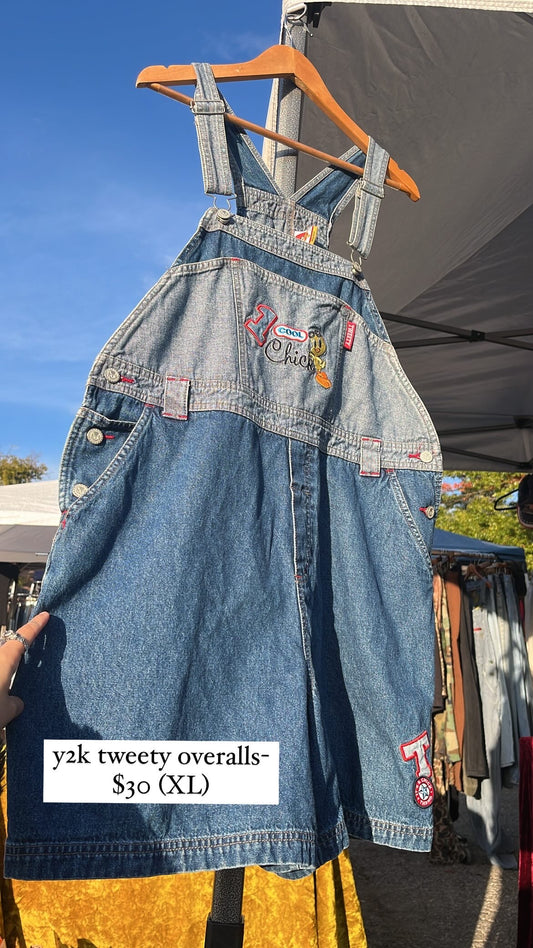 y2k tweety overalls for diane