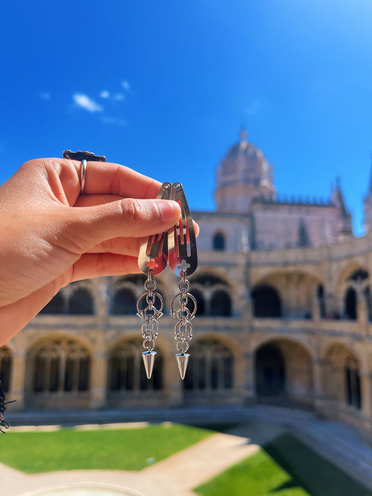 The Pierced Hair Clips