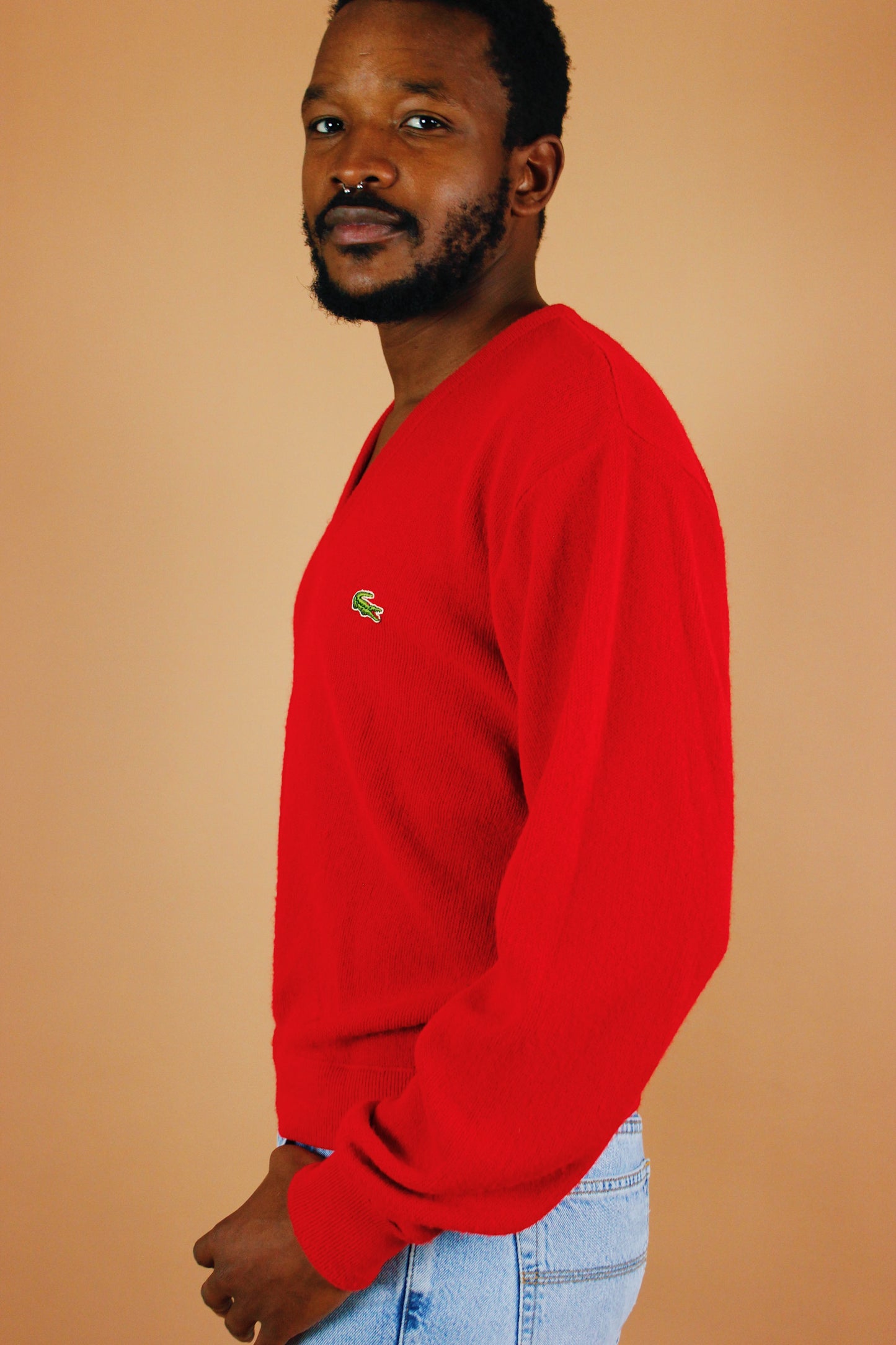 1980s Cherry Lacoste Sweater
