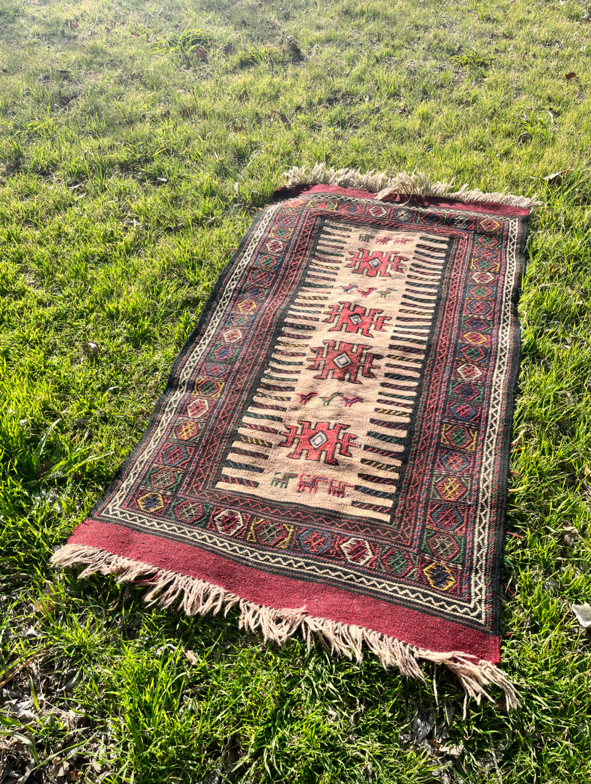 Hand Tied Turkish Rug *LOCAL PICKUP ONLY*