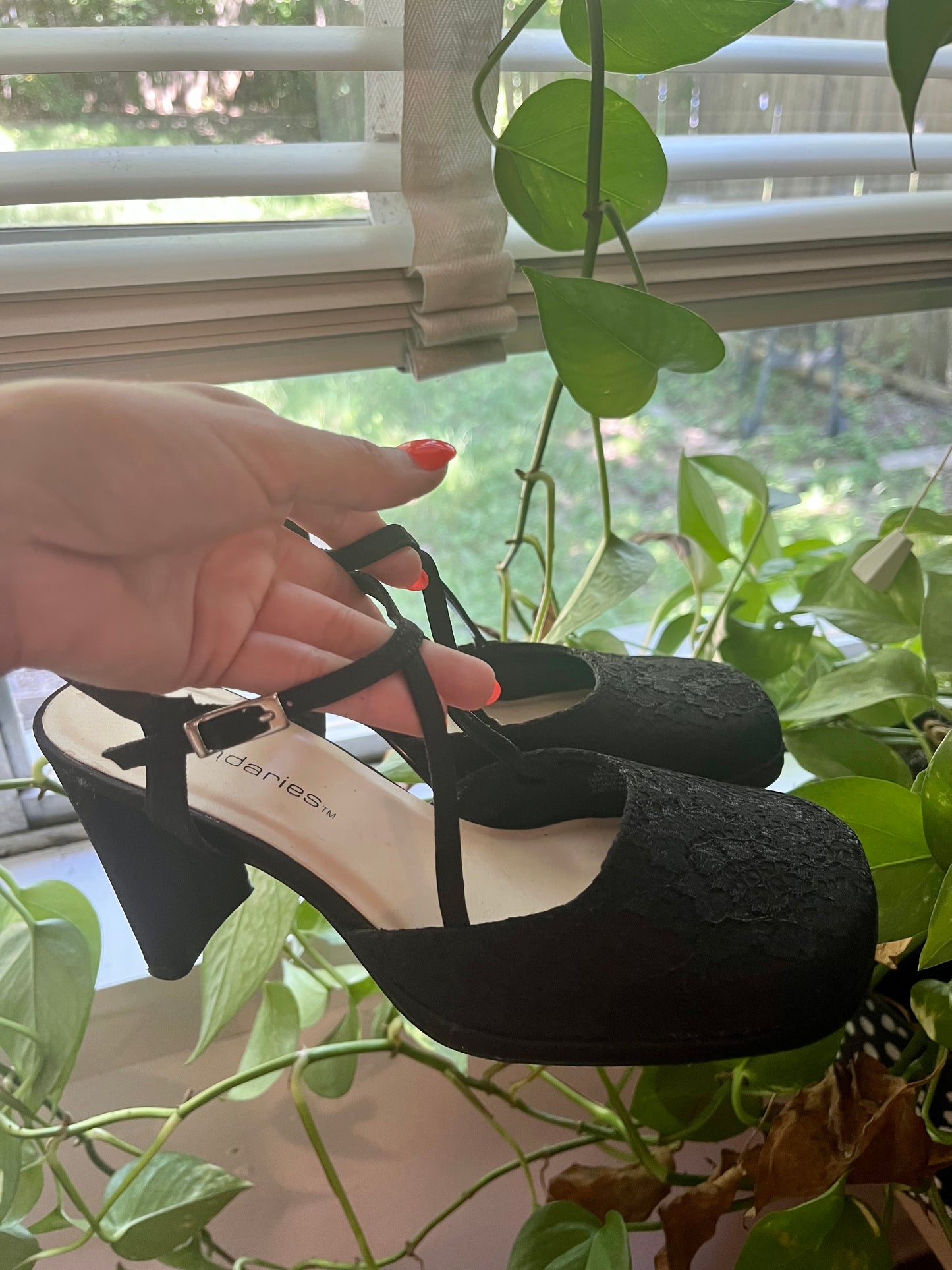 1990s Goth Mary Jane Sandals [W6]