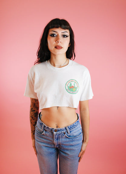 1980s Cropped Camp Tee