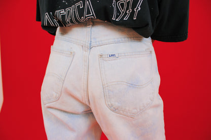 1980s Bleached Lee Jeans