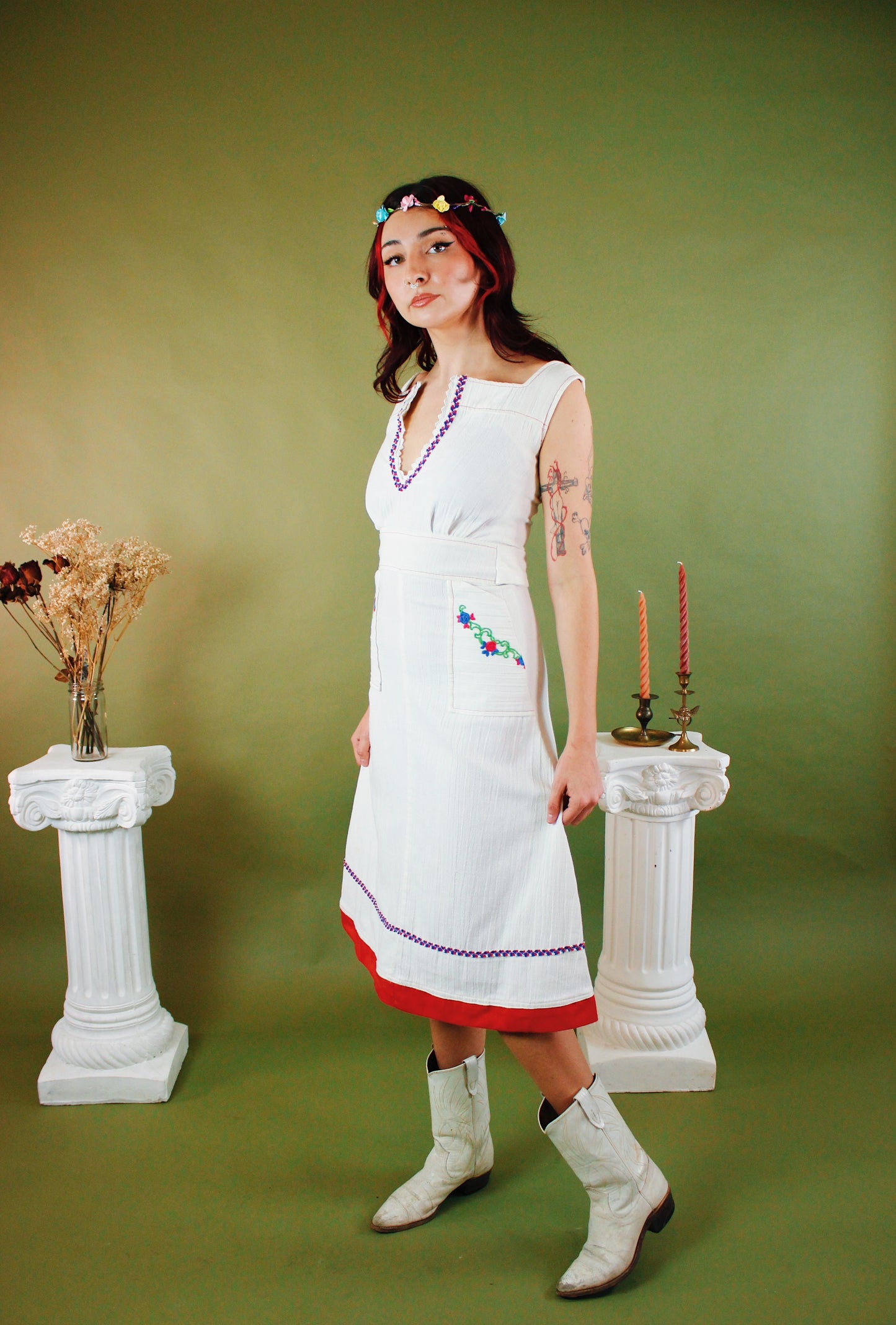 1970s Midsommar Folk Dress