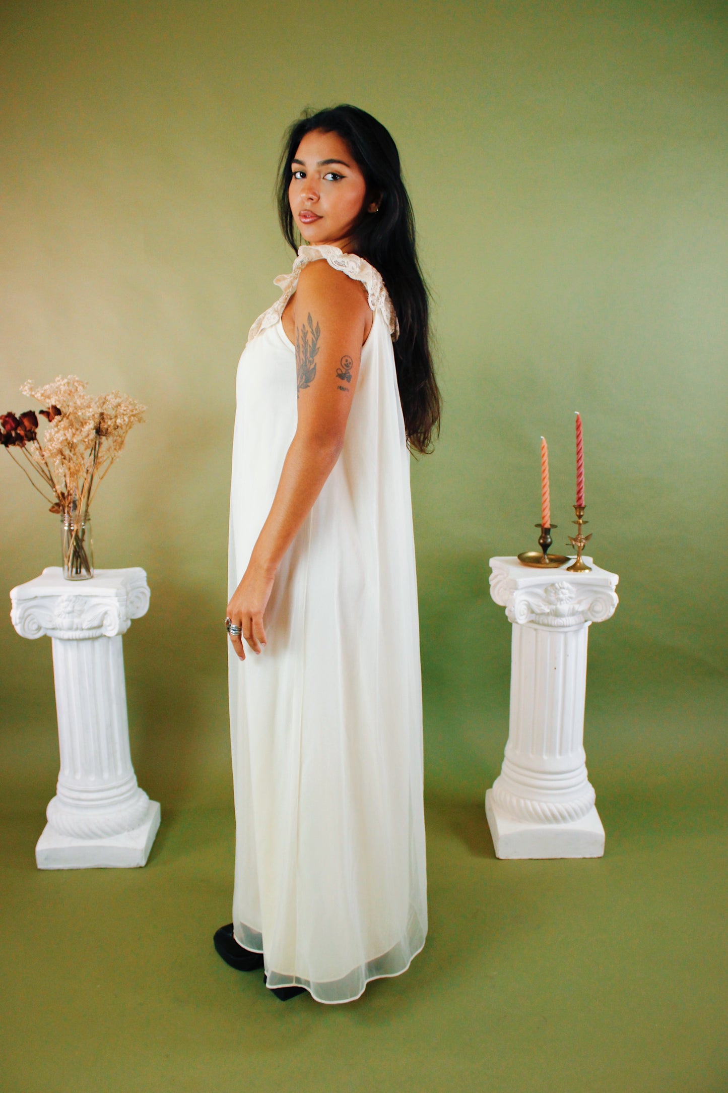 1970s Phantom Slip Dress