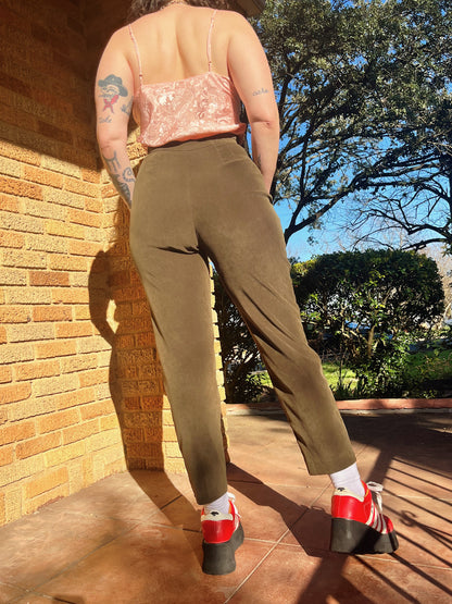 1990s Olive Green Trousers