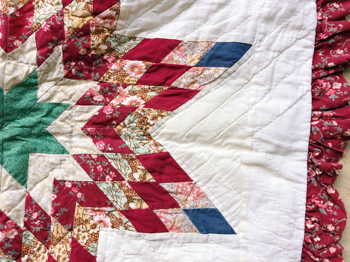 Vintage Lone Star Quilt Pillowcases