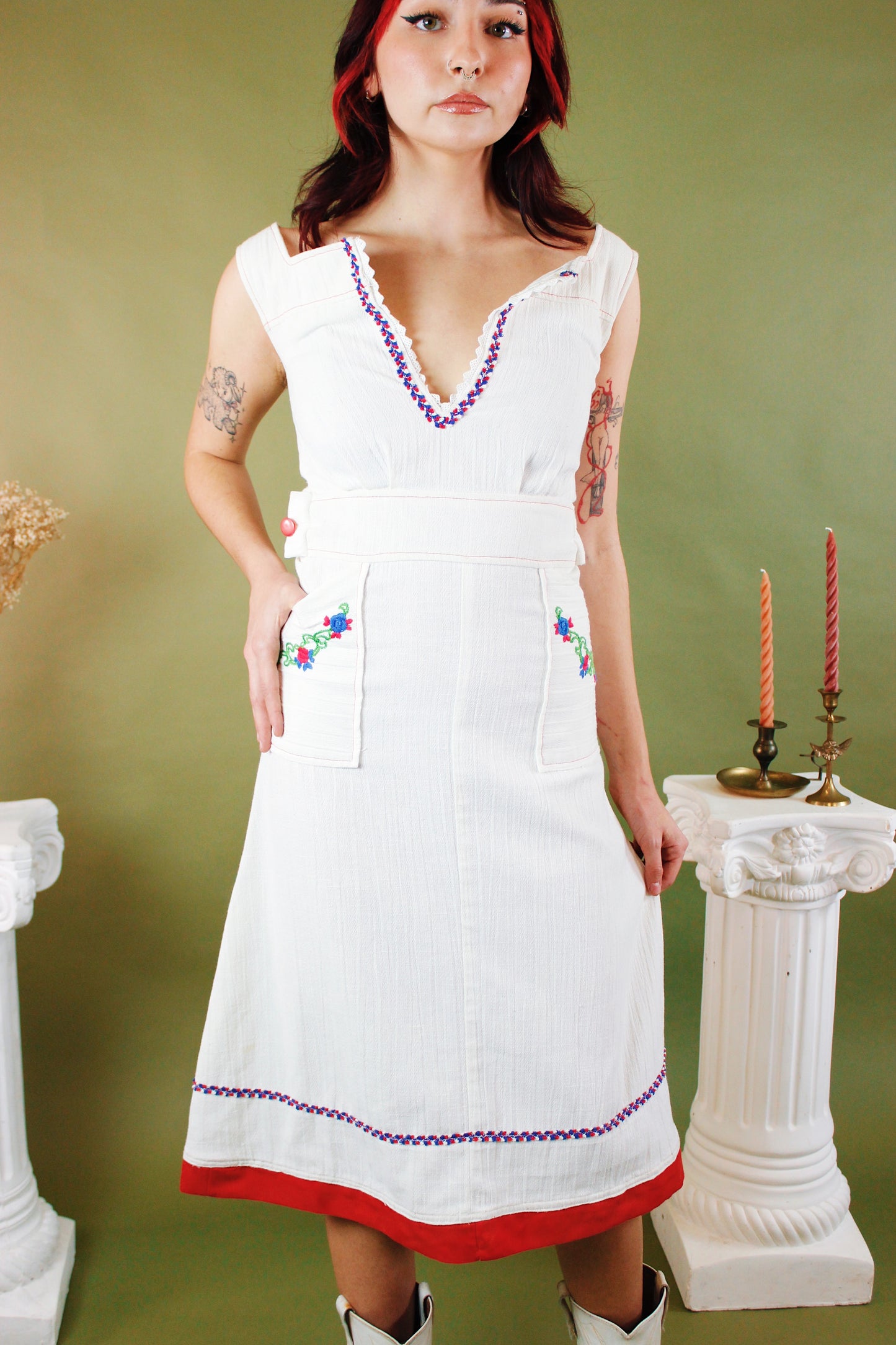 1970s Midsommar Folk Dress