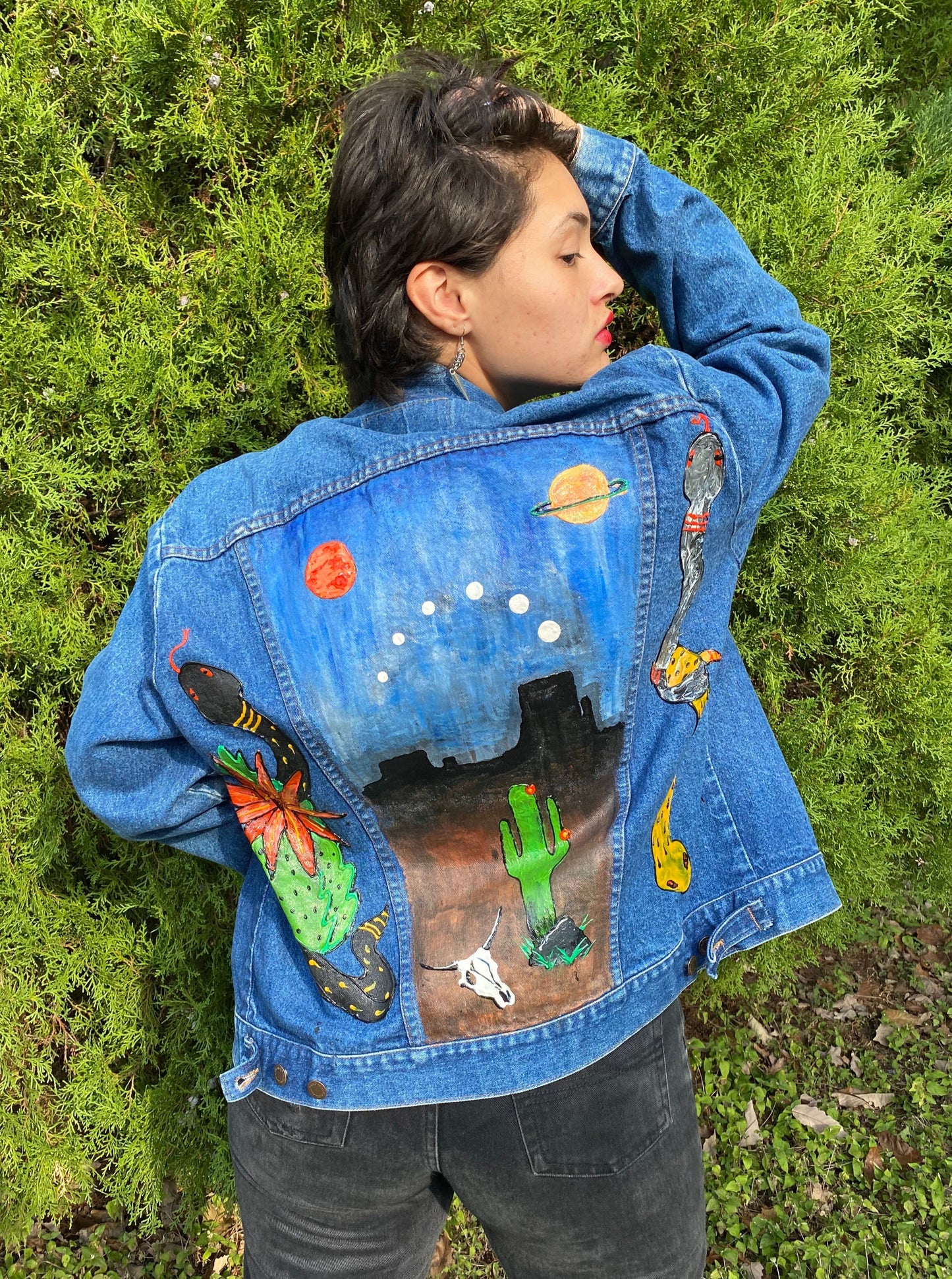 1990s Desert Dreams Painted Jacket