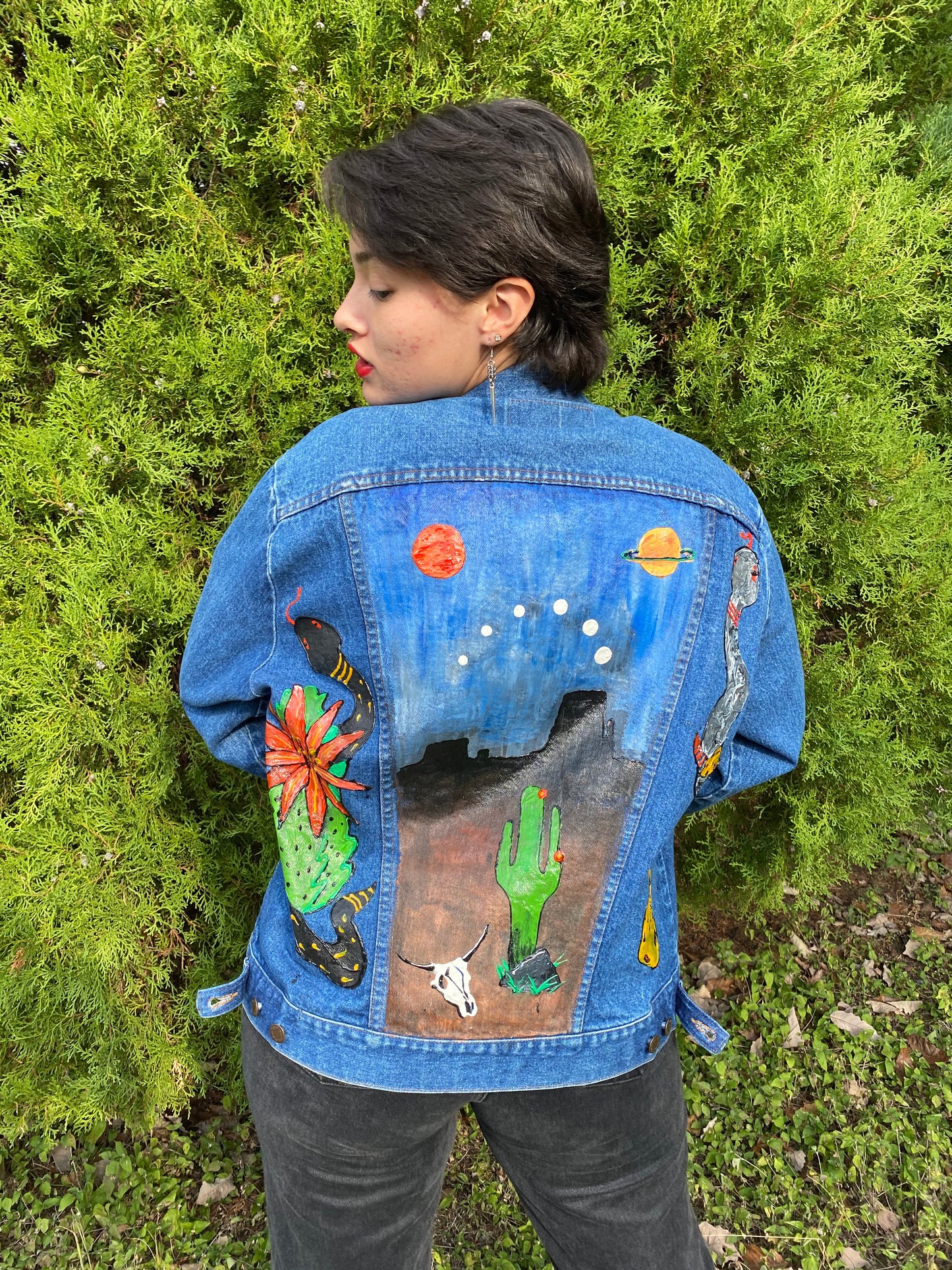 1990s Desert Dreams Painted Jacket