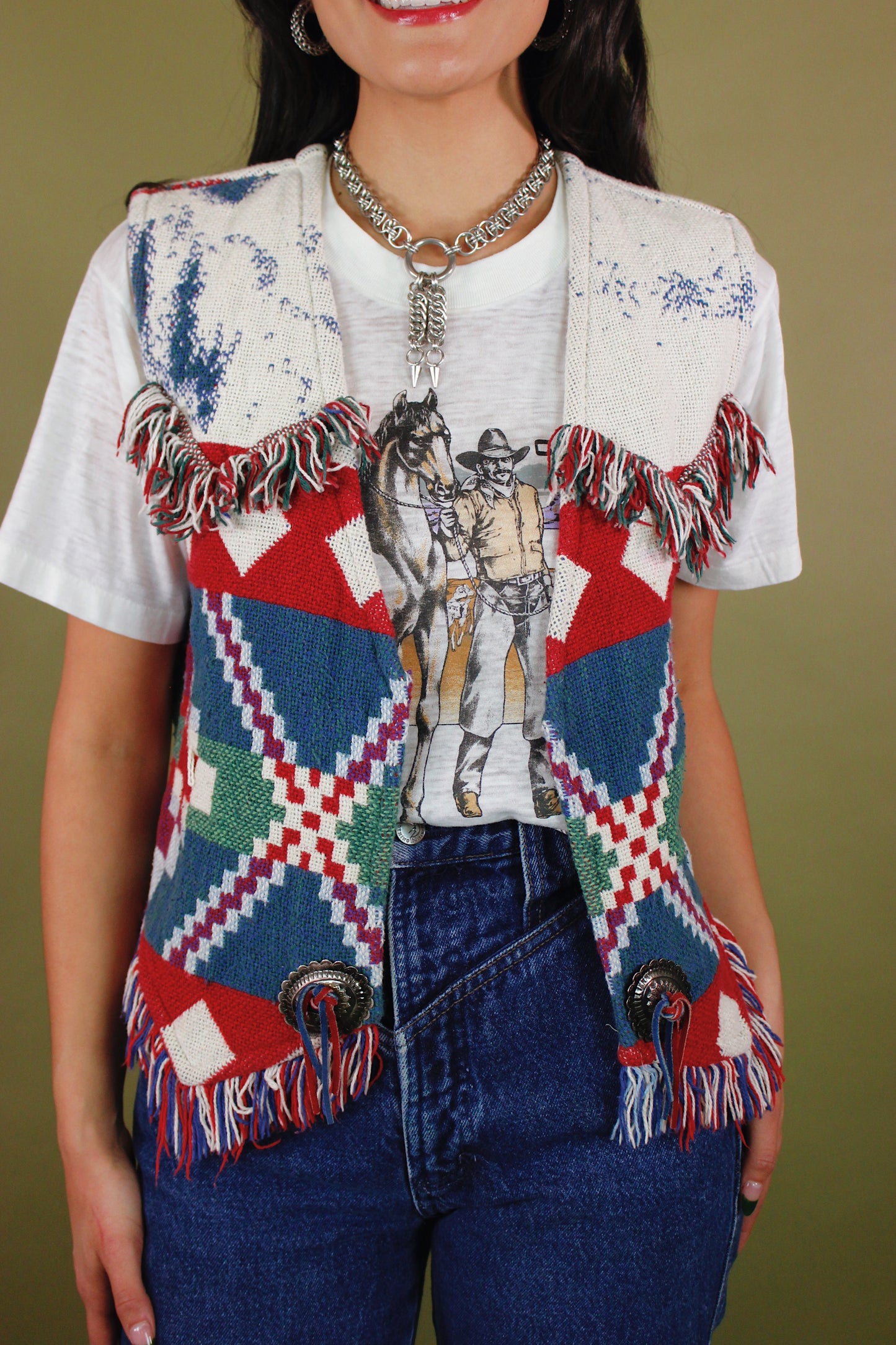 1990s Gran’s Tapestry Vest