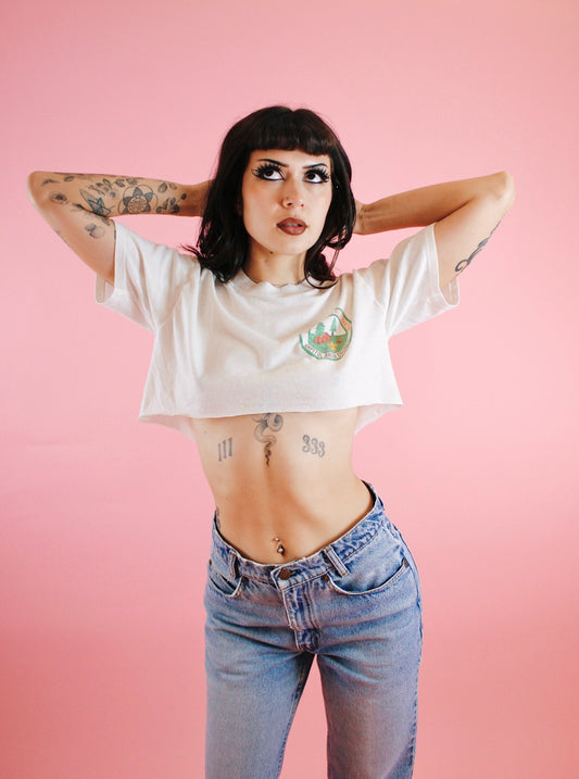 1980s Cropped Camp Tee
