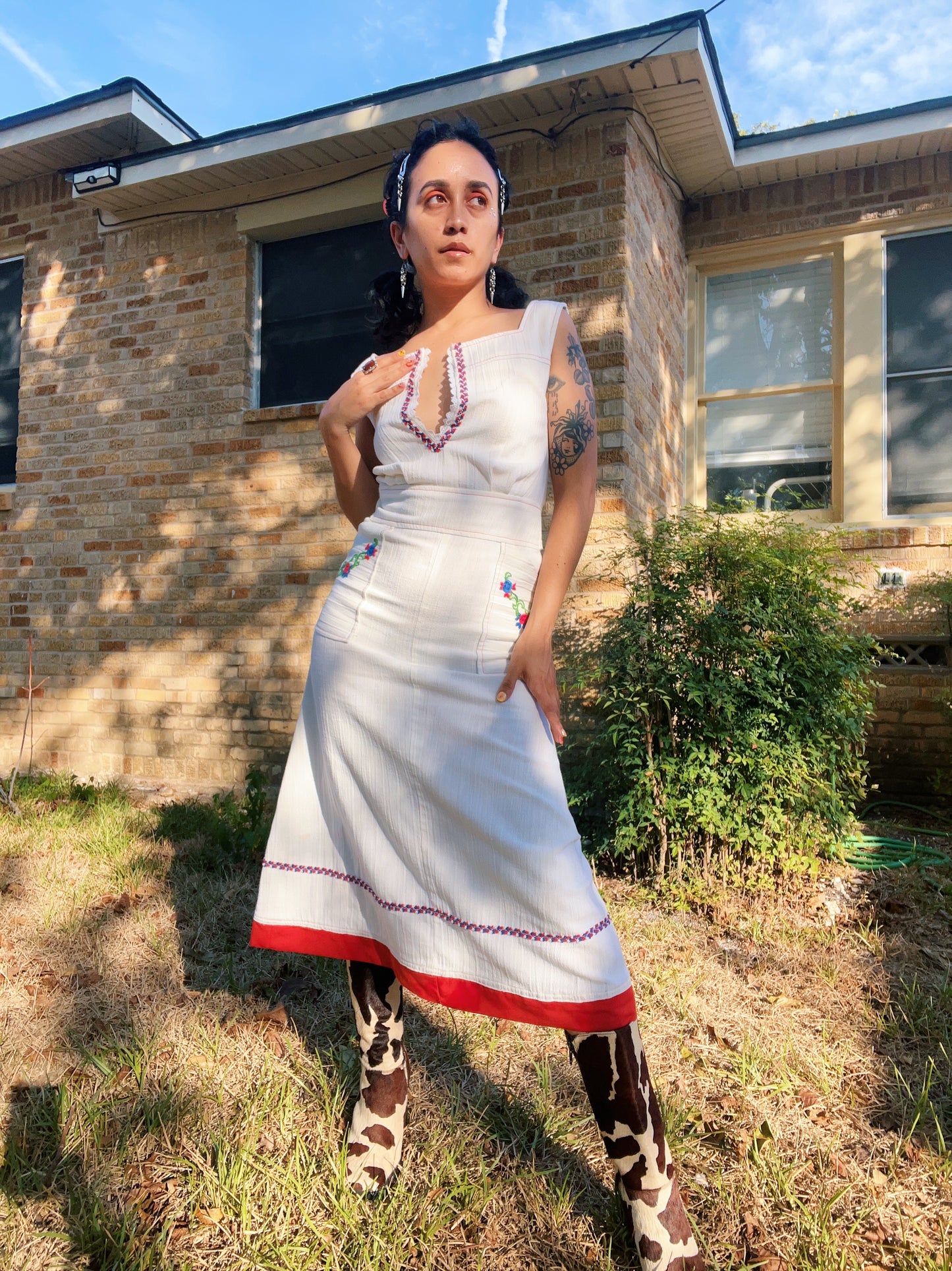 1970s Midsommar Folk Dress