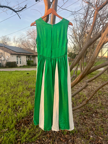 1960s Lady Earth Maxi Dress