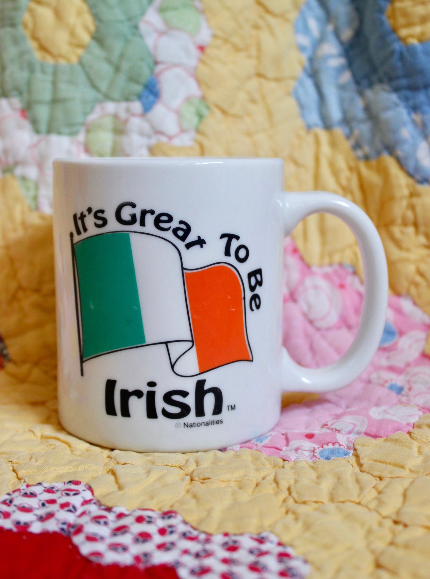 1980s Kitschy Irish Mug