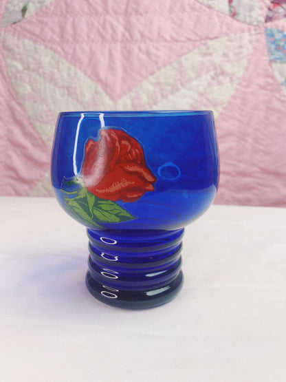 MCM Blue Days Rose Glass